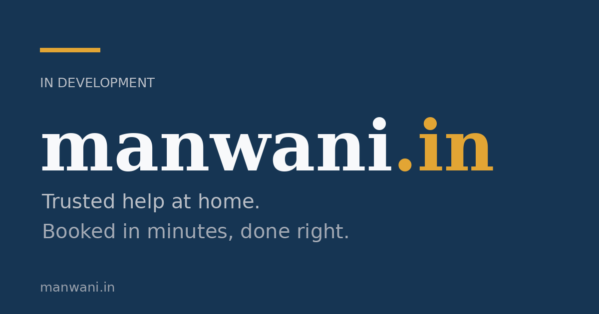 Link preview image for manwani.in